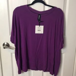Agnes & Dora NWT Boxy Tee Purple Small
